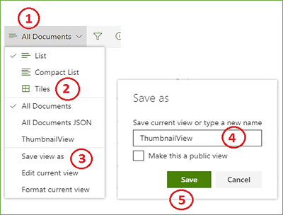 SharePoint Online Modern Document Library View Formatting - Thumbnail Along With Extension Icon And Created By